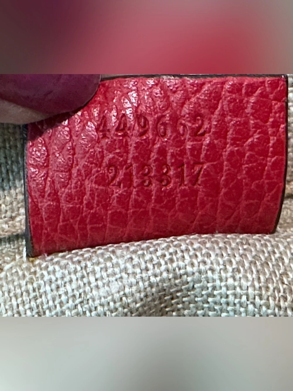 Gucci Leather GG Charm Dome 2Way Pre-Owned